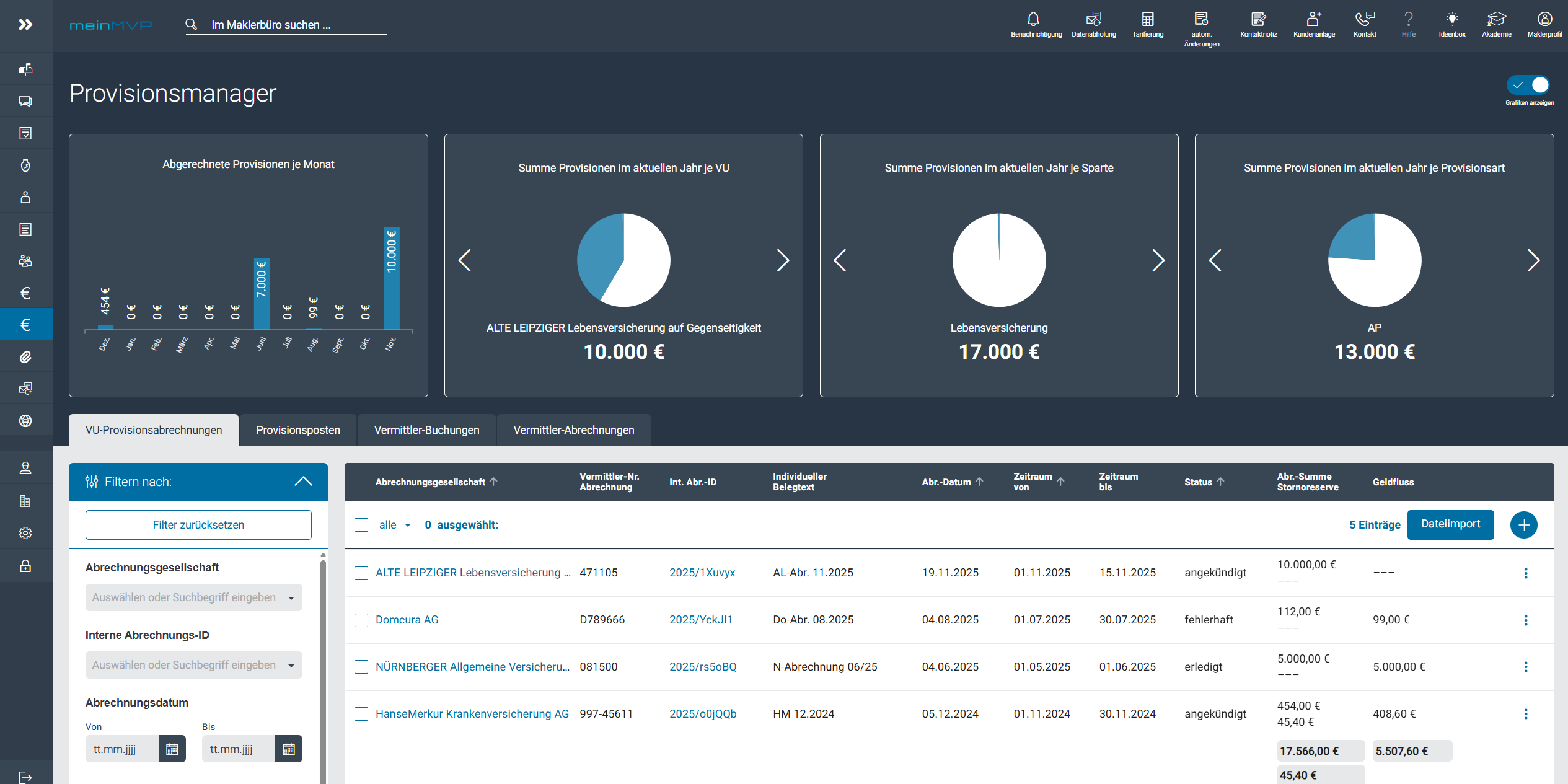 Lektion 11: Provisionsmanager Pro